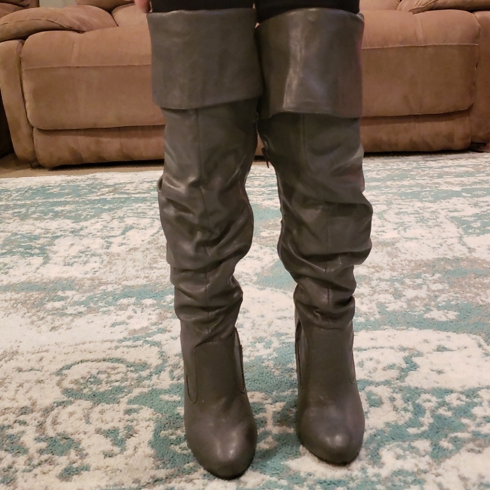 Knee high boots